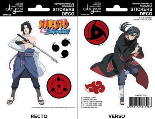 Naruto Shippuden - Mini-Stickers Sasuke / Itachi