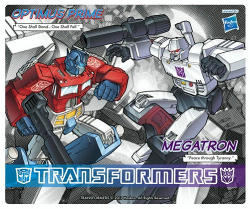 TRANSFORMERS - Tapis de souris Optimus Prime vs Megatron (113)