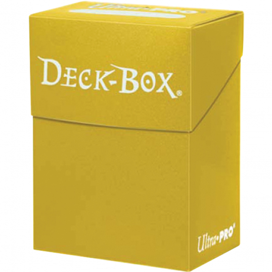 Ultra pro - Deck box Solid color jaune