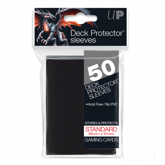 Ultra Pro - Protège carte Pro-gloss standard x50 Noir