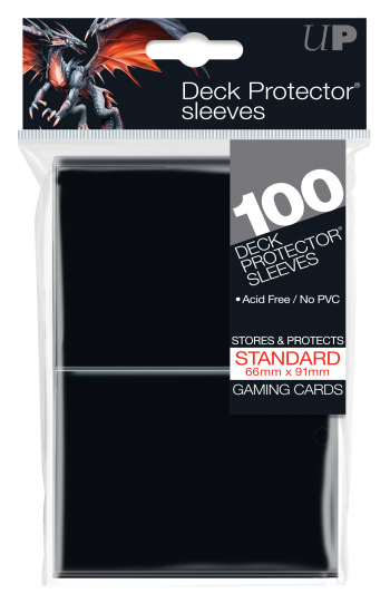Protège Cartes Ultra Pro Standard noir x100