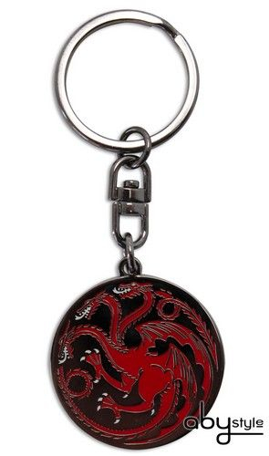 Trône de fer - Porte clef logo Targaryen