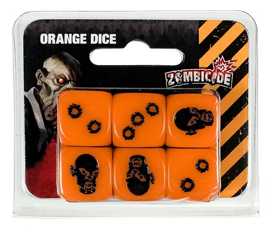 Zombicide - Set de Dés orange