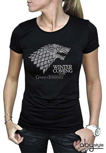 Trône de fer - T-shirt femme Winter is coming Taille XL