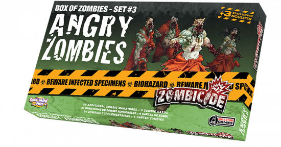 Zombicide - Box of zombies set #3 : Angry Zombies