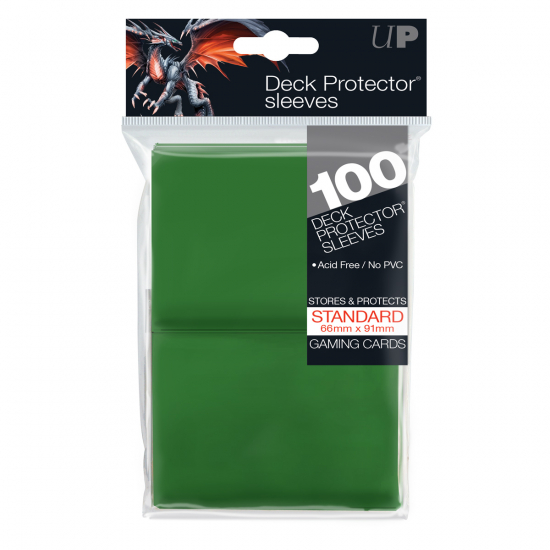 Protège Cartes Ultra Pro Standard Vert x100