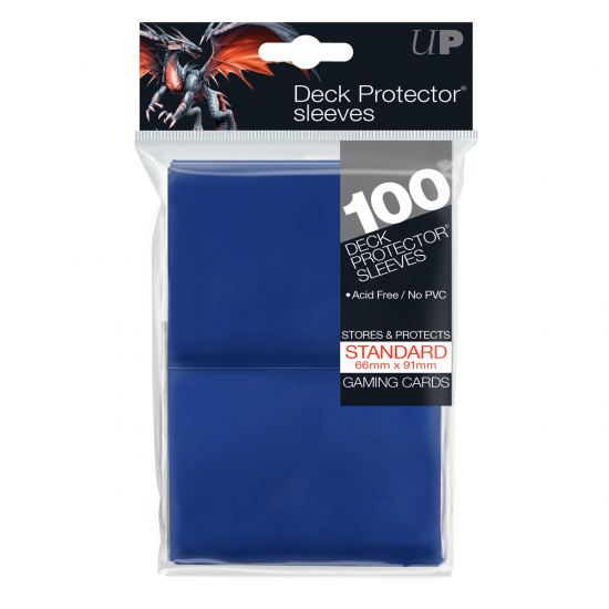 Protège Cartes Ultra Pro Standard Bleu x100