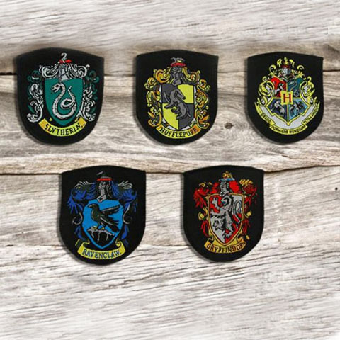 Harry Potter - Lot de 5 Ecussons Poudlard