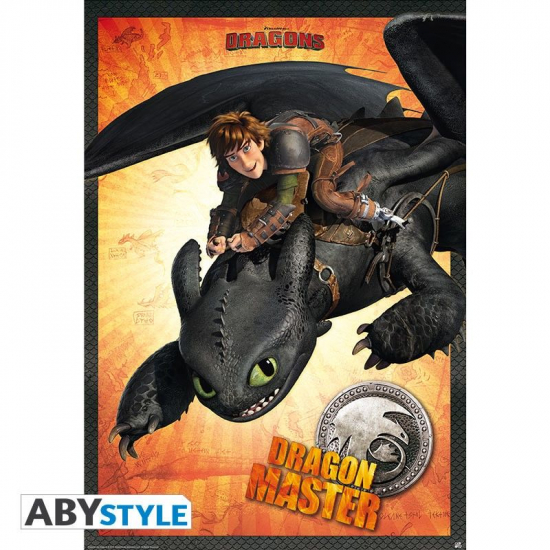 DRAGONS - Poster grand format  Dragon Master (346)