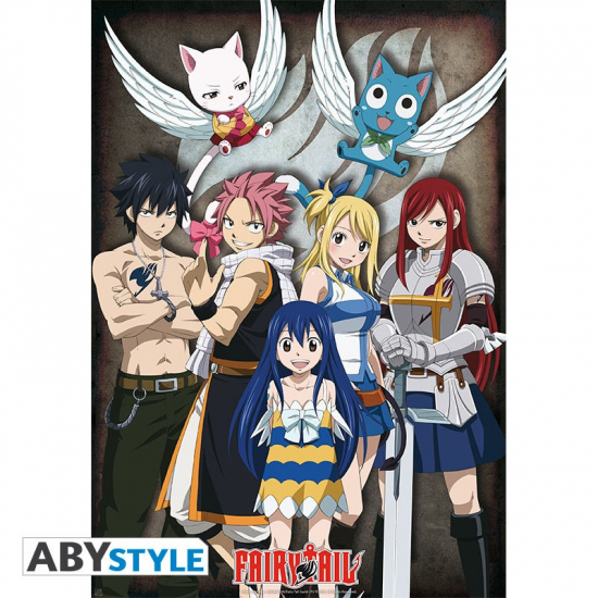 FAIRY TAIL - Poster grand format Groupe (343)