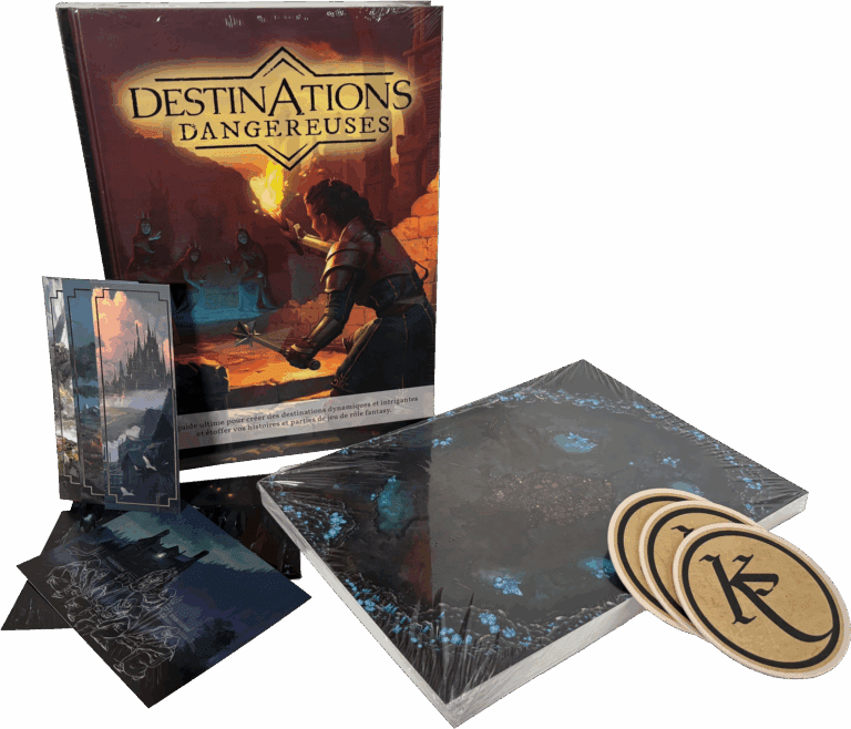 Destinations Dangereuses pack livre standard et cartes